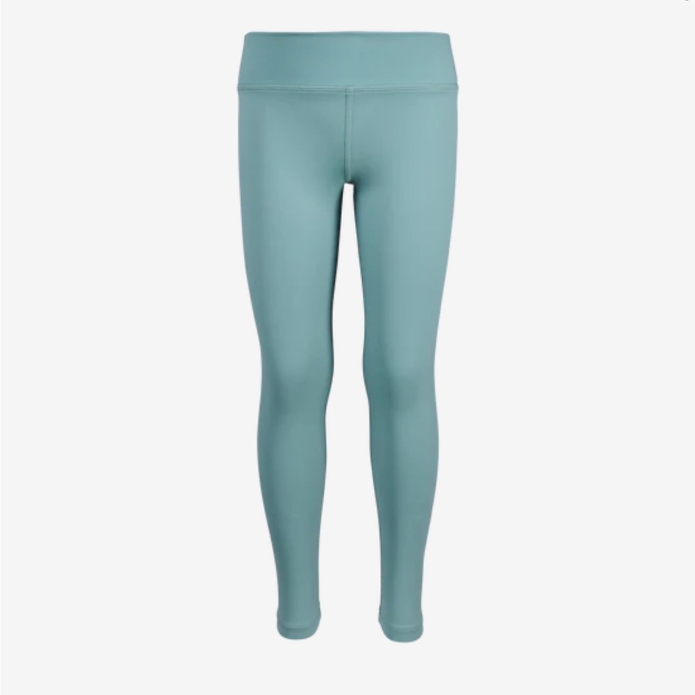 Greyson Girls Venus Leggings Agave Blue Size Small (6-7) NWT High Rise Active